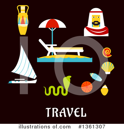 Beach Clipart #1361307 by Vector Tradition SM