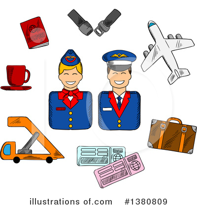 Pilot Clipart #1380809 by Vector Tradition SM