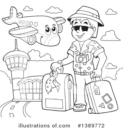 Traveling Clipart #1389772 by visekart