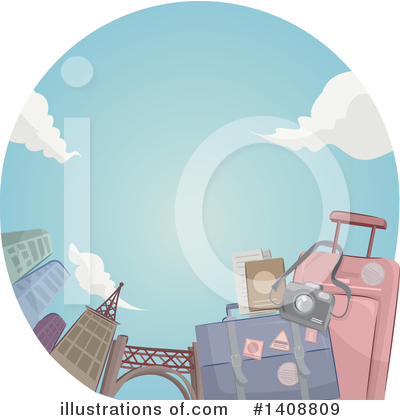 Luggage Clipart #1408809 by BNP Design Studio