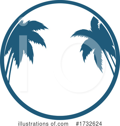 Palm Trees Clipart #1732624 by Vector Tradition SM