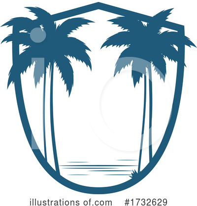 Palm Trees Clipart #1732629 by Vector Tradition SM