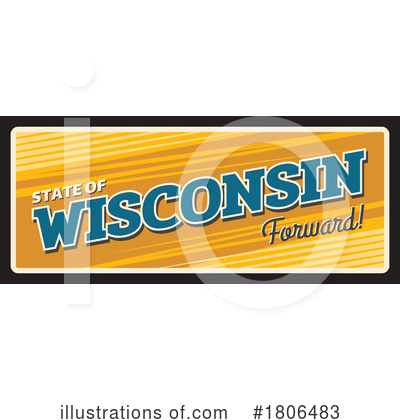 Wisconsin Clipart #1806483 by Vector Tradition SM