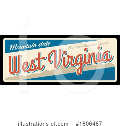 West Virginia Clipart #1806487 by Vector Tradition SM