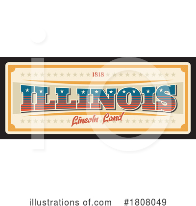 Illinois Clipart #1808049 by Vector Tradition SM