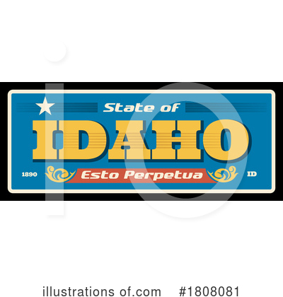 Idaho Clipart #1808081 by Vector Tradition SM