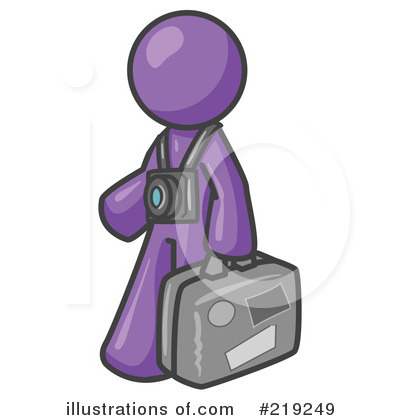 Royalty-Free (RF) Traveler Clipart Illustration by Leo Blanchette - Stock Sample #219249