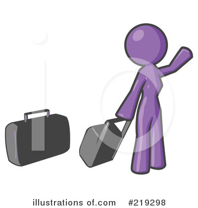 Royalty-Free (RF) Traveler Clipart Illustration by Leo Blanchette - Stock Sample #219298