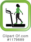 Treadmill Clipart #1179689 by Lal Perera