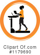 Treadmill Clipart #1179690 by Lal Perera