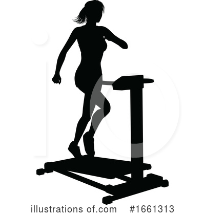 Treadmill Clipart #1661313 by AtStockIllustration