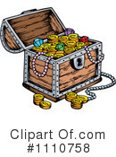 Treasure Chest Clipart #1110758 by visekart