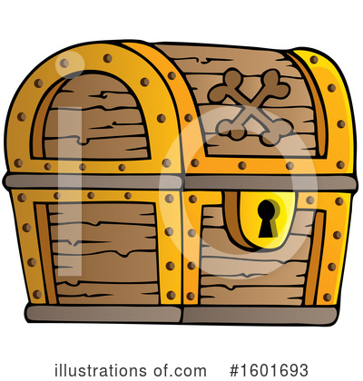 Treasure Chest Clipart #1601693 by visekart