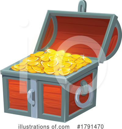 Treasure Chest Clipart #1791470 by Vector Tradition SM