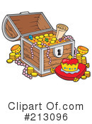 Treasure Chest Clipart #213096 by visekart