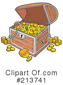 Treasure Chest Clipart #213741 by visekart