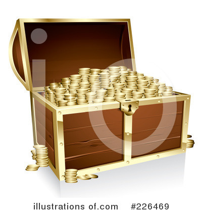 Royalty-Free (RF) Treasure Chest Clipart Illustration by TA Images - Stock Sample #226469