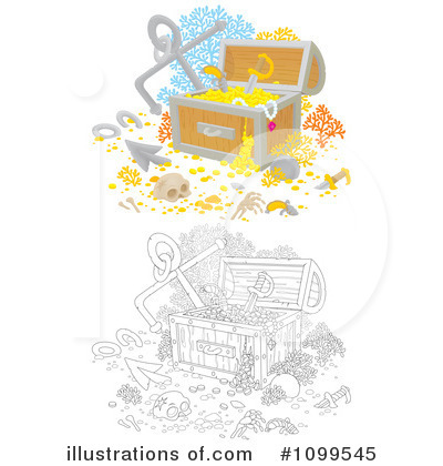 Royalty-Free (RF) Treasure Clipart Illustration by Alex Bannykh - Stock Sample #1099545