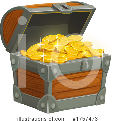 Gold Coins Clipart #1757473 by Vector Tradition SM