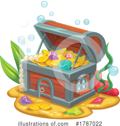 Treasure Chest Clipart #1787022 by Vector Tradition SM