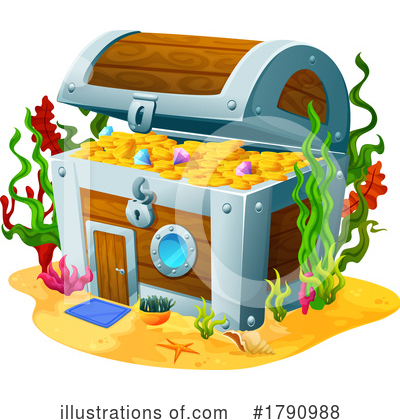 Treasure Chest Clipart #1790988 by Vector Tradition SM