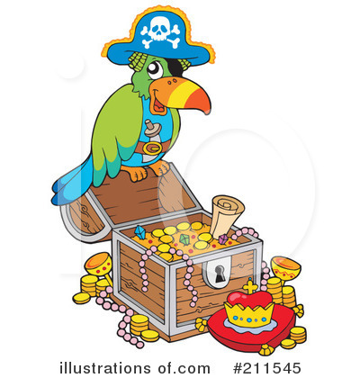 Treasure Chest Clipart #211545 by visekart