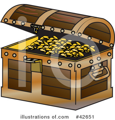 Wooden Box Clipart #42651 by Dennis Holmes Designs