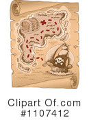 Treasure Map Clipart #1107412 by visekart