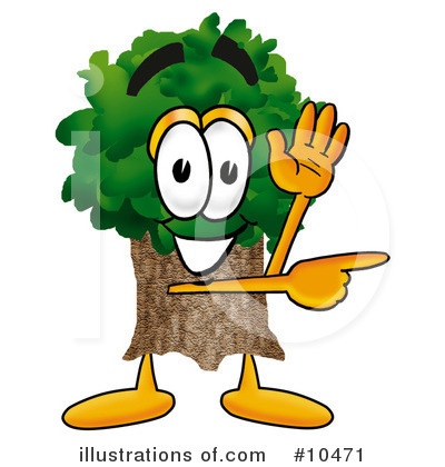 Royalty-Free (RF) Tree Clipart Illustration by Mascot Junction - Stock Sample #10471