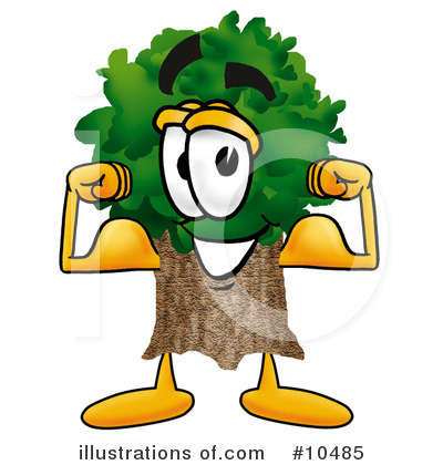 Royalty-Free (RF) Tree Clipart Illustration by Mascot Junction - Stock Sample #10485
