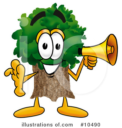 Royalty-Free (RF) Tree Clipart Illustration by Mascot Junction - Stock Sample #10490