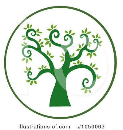 Royalty-Free (RF) Tree Clipart Illustration by Hit Toon - Stock Sample #1059063