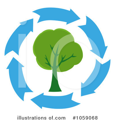 Royalty-Free (RF) Tree Clipart Illustration by Hit Toon - Stock Sample #1059068