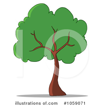Royalty-Free (RF) Tree Clipart Illustration by Hit Toon - Stock Sample #1059071