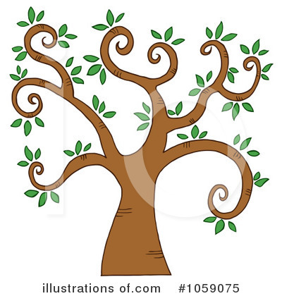 Royalty-Free (RF) Tree Clipart Illustration by Hit Toon - Stock Sample #1059075