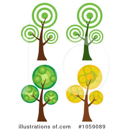 Royalty-Free (RF) Tree Clipart Illustration by Hit Toon - Stock Sample #1059089