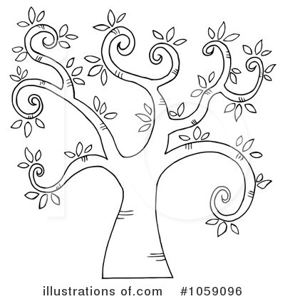 Royalty-Free (RF) Tree Clipart Illustration by Hit Toon - Stock Sample #1059096