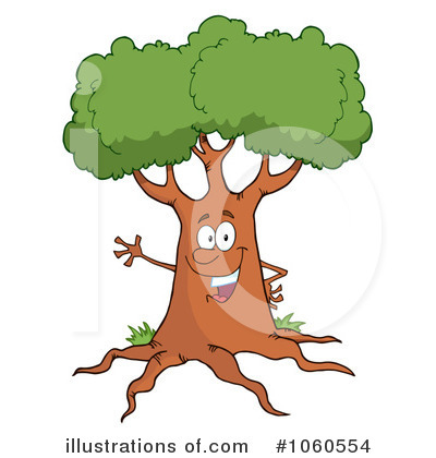 Royalty-Free (RF) Tree Clipart Illustration by Hit Toon - Stock Sample #1060554