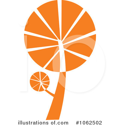 Orange Tree Clipart #1062502 by Vector Tradition SM