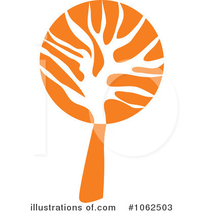 Orange Tree Clipart #1062503 by Vector Tradition SM