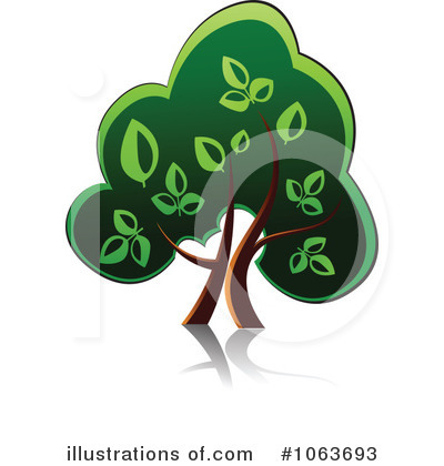 Royalty-Free (RF) Tree Clipart Illustration by Vector Tradition SM - Stock Sample #1063693