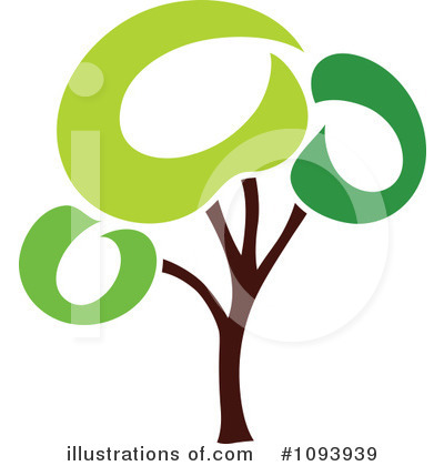 Royalty-Free (RF) Tree Clipart Illustration by elena - Stock Sample #1093939