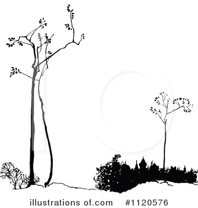 Royalty-Free (RF) Tree Clipart Illustration by Prawny Vintage - Stock Sample #1120576