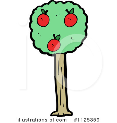 Royalty-Free (RF) Tree Clipart Illustration by lineartestpilot - Stock Sample #1125359