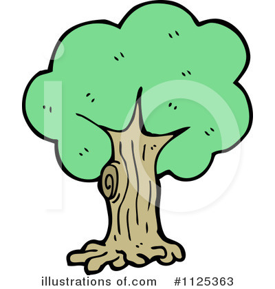 Royalty-Free (RF) Tree Clipart Illustration by lineartestpilot - Stock Sample #1125363