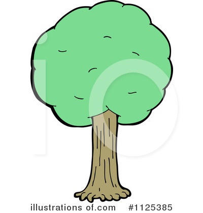 Royalty-Free (RF) Tree Clipart Illustration by lineartestpilot - Stock Sample #1125385