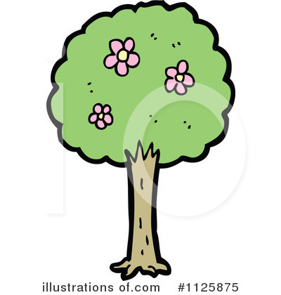 Royalty-Free (RF) Tree Clipart Illustration by lineartestpilot - Stock Sample #1125875