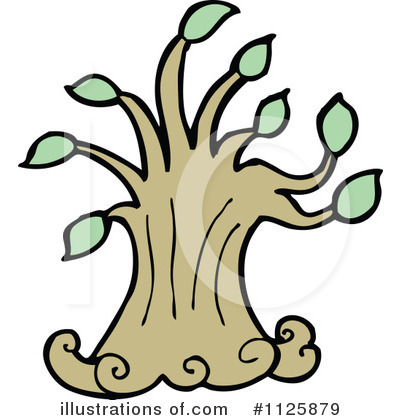 Royalty-Free (RF) Tree Clipart Illustration by lineartestpilot - Stock Sample #1125879