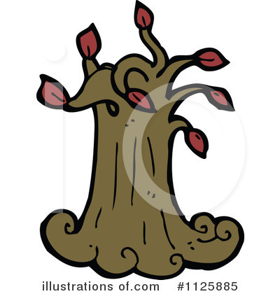 Royalty-Free (RF) Tree Clipart Illustration by lineartestpilot - Stock Sample #1125885
