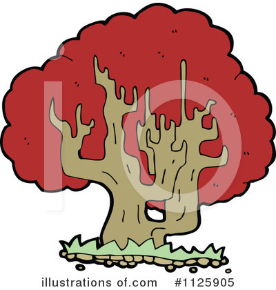 Royalty-Free (RF) Tree Clipart Illustration by lineartestpilot - Stock Sample #1125905